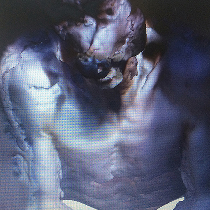 Interrupted 3D scan by artist Paul Coombs